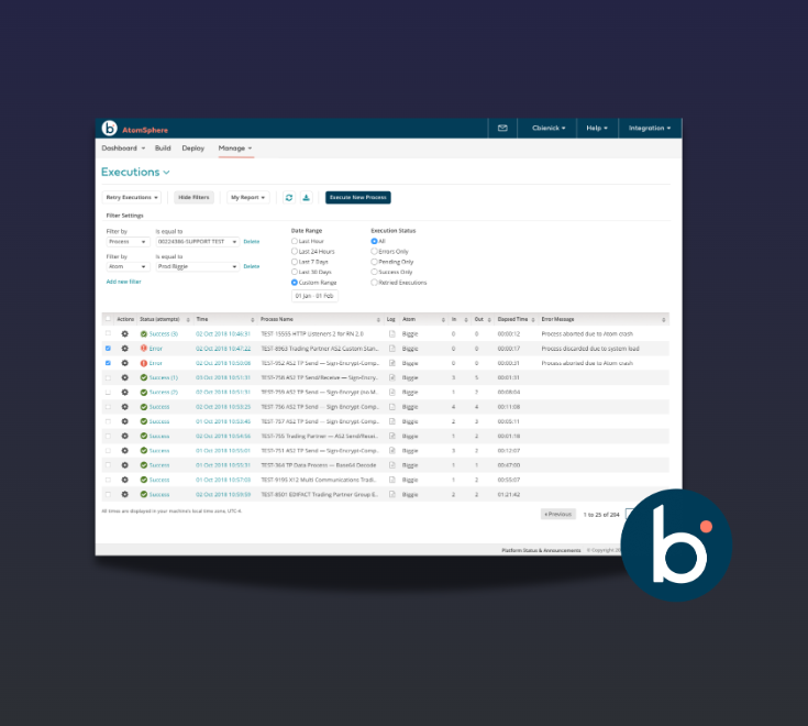 Boomi Process Reporting | Chris Bienick